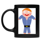 Кружка цветная UV-DTF