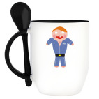 Кружка с ложкой