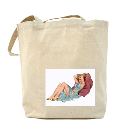 Сумка шоппер с принтом Pin-up