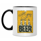 Кружка двухцветная