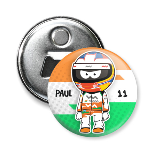 Магнит-открывашка с принтом Paul