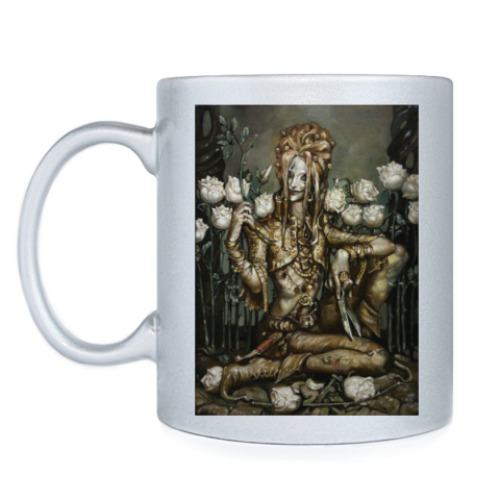 Кружка с принтом пирит