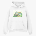 Толстовка худи оверсайз