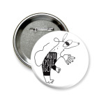 Значок 58 мм Мыш (кродеться). Мем