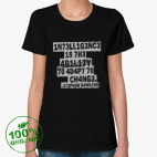 Женская футболка органик