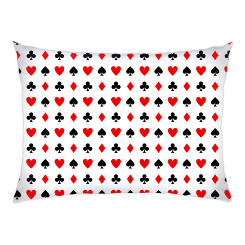 Подушка с принтом Современный дизайн Казино карт