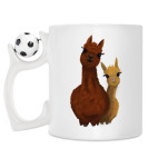 Кружка с футбольным мячиком