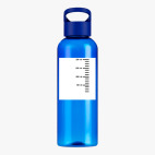 Прозрачная спортивная бутылка