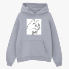 Толстовка худи оверсайз