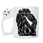 Кружка с футбольным мячиком