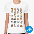 Женская спортивная футболка