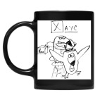 Кружка цветная UV-DTF