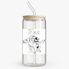 Банка с бамбуковой крышкой