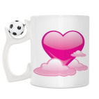 Кружка с футбольным мячиком