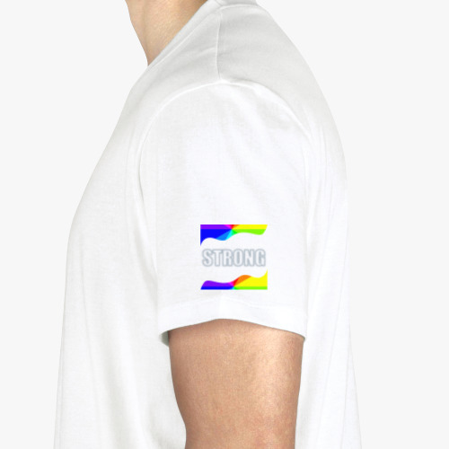 Футболка с принтом Сильный текст