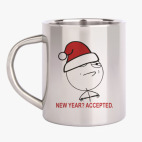 Кружка металлическая