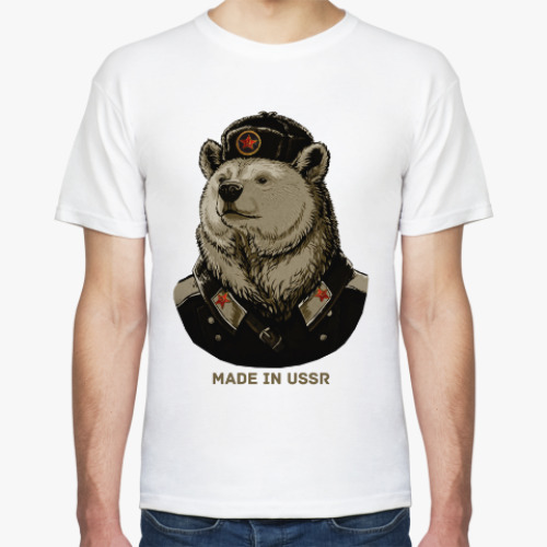 Футболка с принтом Сделано в СССР