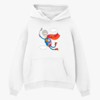 Толстовка худи оверсайз