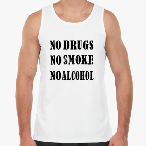 Майка с принтом Не кури