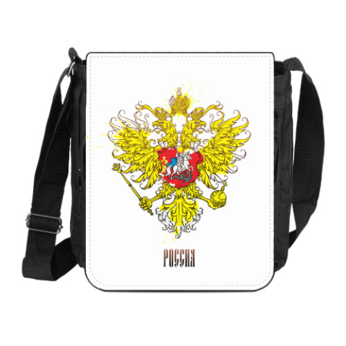 Сумка на плечо (мини-планшет) Герб России