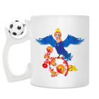 Кружка с футбольным мячиком