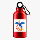 Металлическая бутылка 400 мл UV-DTF