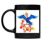 Кружка цветная UV-DTF