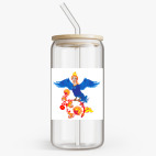 Банка с бамбуковой крышкой