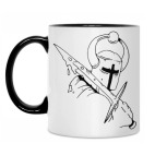 Кружка двухцветная