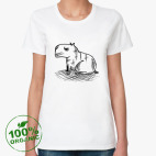 Женская футболка органик