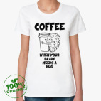 Женская футболка органик