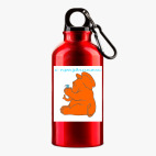 Металлическая бутылка 400 мл UV-DTF