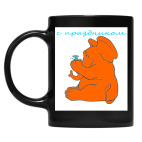 Кружка цветная UV-DTF