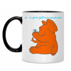 Кружка двухцветная