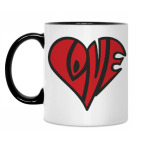 Кружка двухцветная