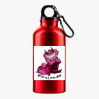 Металлическая бутылка 400 мл UV-DTF