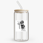 Банка с бамбуковой крышкой