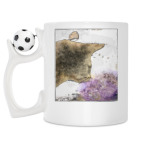 Кружка с футбольным мячиком