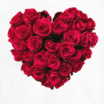 Сердце из роз