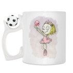 Кружка с футбольным мячиком