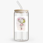 Банка с бамбуковой крышкой