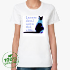 Женская футболка органик