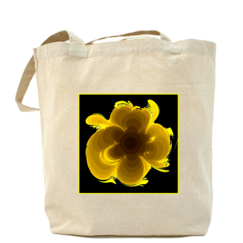 Сумка шоппер цветок