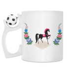 Кружка с футбольным мячиком