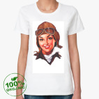 Женская футболка органик