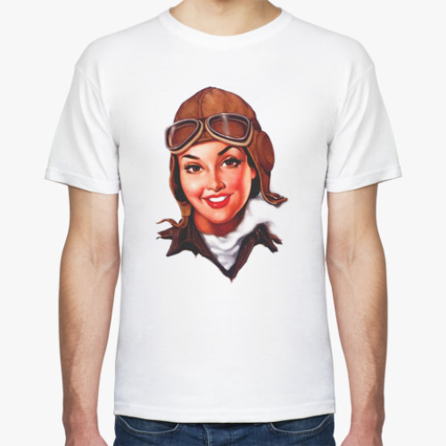 Футболка с принтом Aviatrix