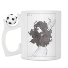 Кружка с футбольным мячиком