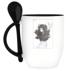 Кружка с ложкой