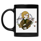 Кружка цветная UV-DTF