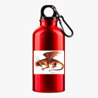 Металлическая бутылка 400 мл UV-DTF